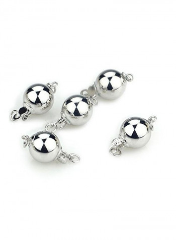 925 Sterling Silver Pearl Beaded Necklace