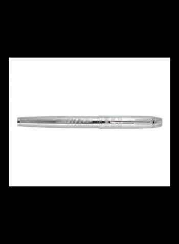 Shiny Chrome Fountain Pen Silver