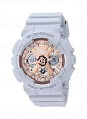 Women's Silicone Analog Wrist Watch GMA-S120MF-8AER