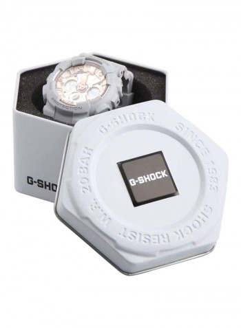 Women's Silicone Analog Wrist Watch GMA-S120MF-8AER