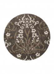 Florida Shag Collection Area Rug Brown/Beige 121.92centimeter