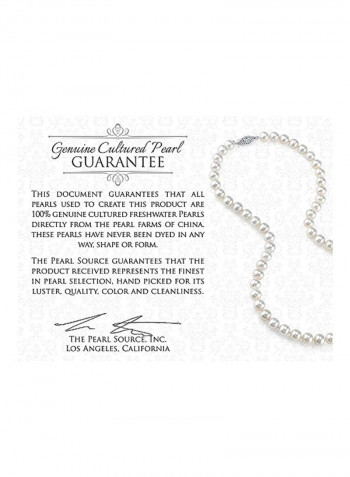 925 Sterling Silver Pearl Studded Bracelet