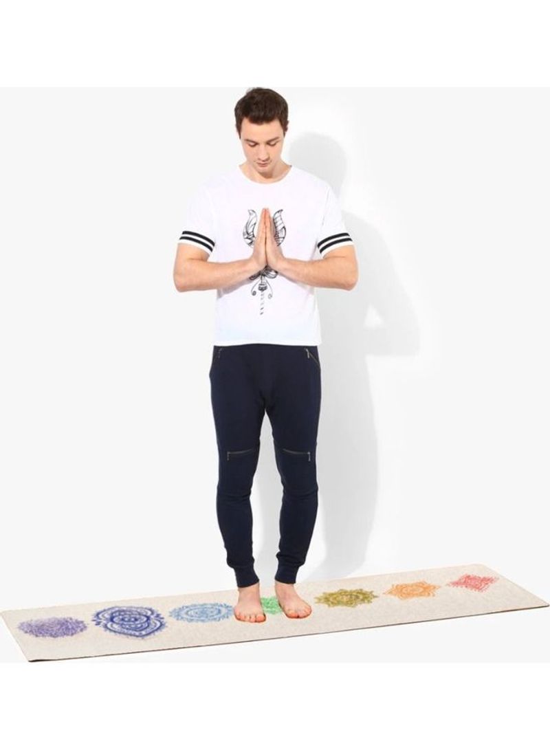 Chakra Hemp Yoga Mat 27 inch