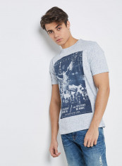 Half Sleeve Casual Printed T-Shirt Grey reviews Half Sleeve Casual Printed T-Shirt Grey