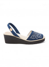 Kia Luis Sling Back Sandals Darkblue (1215 Marino)