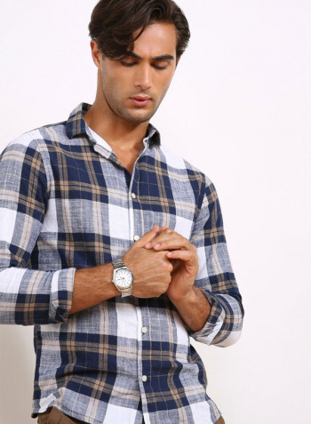 Men's Stainless Steel Analog Watch S-12542M