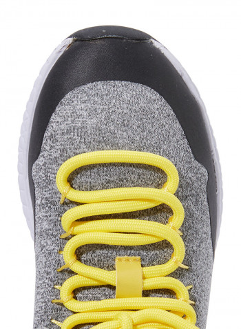 Kids 43S-K YO Low Top Sneakers Grey/Yellow