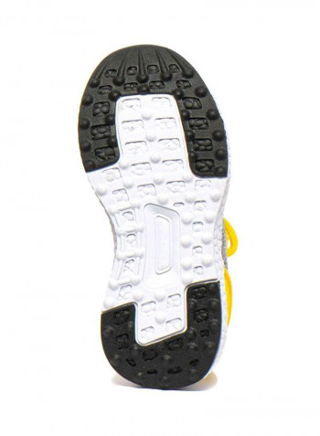 Kids 43S-K YO Low Top Sneakers Grey/Yellow