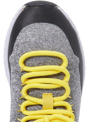 Kids 43S-K YO Low Top Sneakers Grey/Yellow