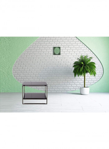 Carre Glass Coffee Table Black 60x47x60cm