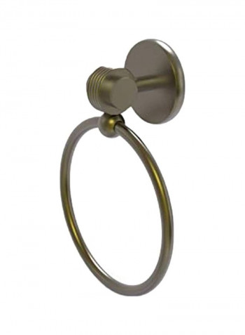 Groovy Accent Towel Ring Gold