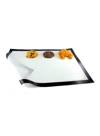 Baking Mat White/Black 24.5 x 16.4 x 1inch