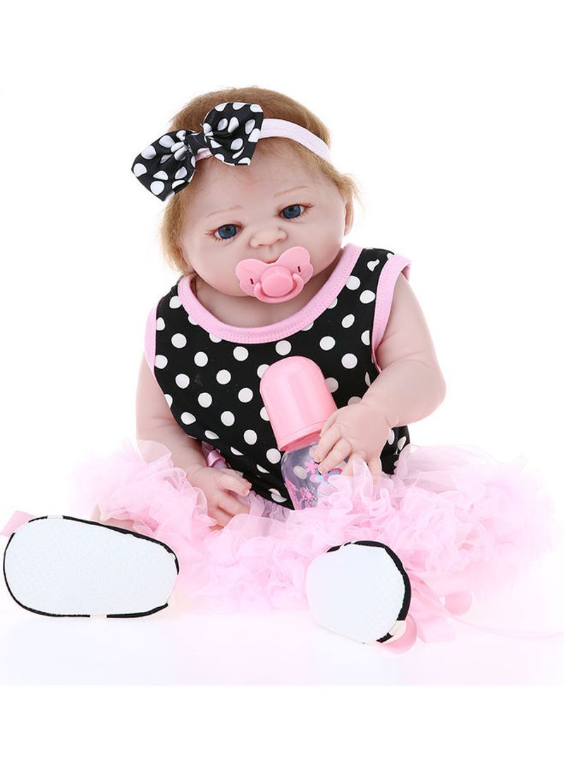 Reborn Baby Doll Girl With Clothes 22inch