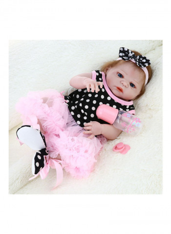 Reborn Baby Doll Girl With Clothes 22inch