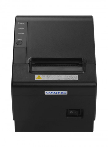 Thermal Receipt Printer 16.6x13x11.9centimeter Black