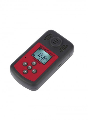Handheld Oxygen Meter Grey/Red 12x6.5x3centimeter