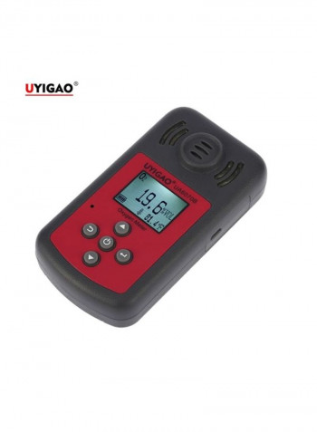 Handheld Oxygen Meter Grey/Red 12x6.5x3centimeter