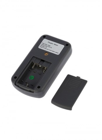 Handheld Oxygen Meter Grey/Red 12x6.5x3centimeter