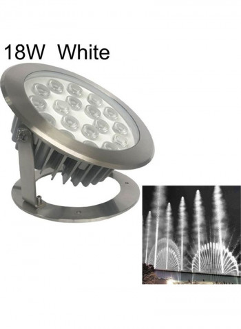 Landscape LED Underwater Light White Light 31x31x26centimeter