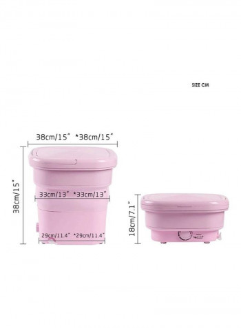 Portable Washing Machine 1.8 kg 135 W 2152007 Pink