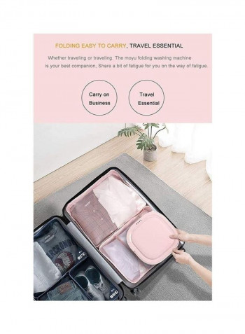 Portable Washing Machine 1.8 kg 135 W 2152007 Pink