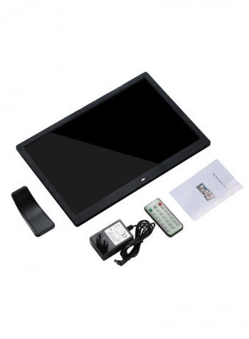 Electronic Led Digital Photo Frame Album Kit 14inch Black