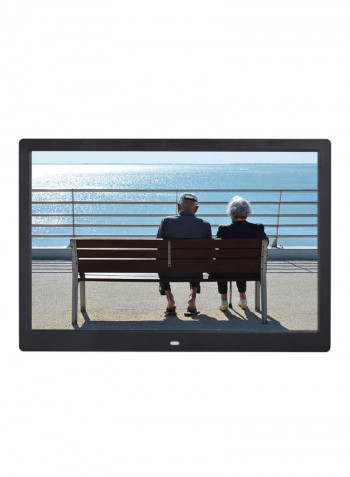 Electronic Led Digital Photo Frame Album Kit 14inch Black