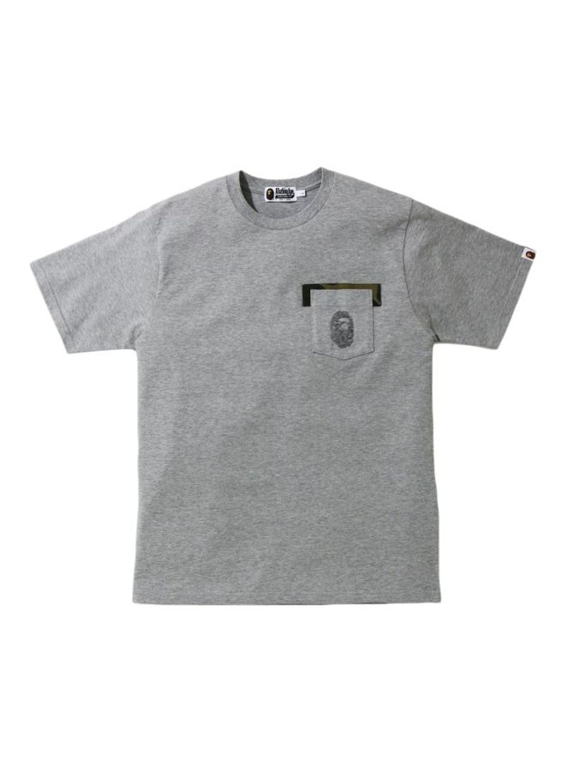 Cotton Short Sleeves T-shirt Grey