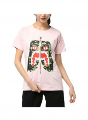 Round Neck Camo Tiger T-Shirt Pink/Green/Red reviews Round Neck Camo Tiger T-Shirt Pink/Green/Red