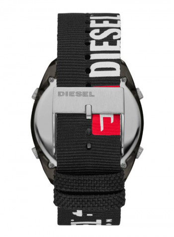 Men's Crusher Fabric Digital Wrist Watch DZ1914