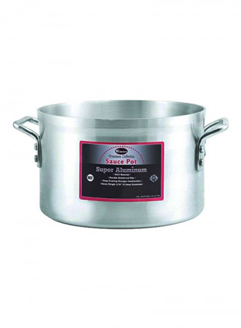 Aluminum Sauce Pot Silver 14x10inch