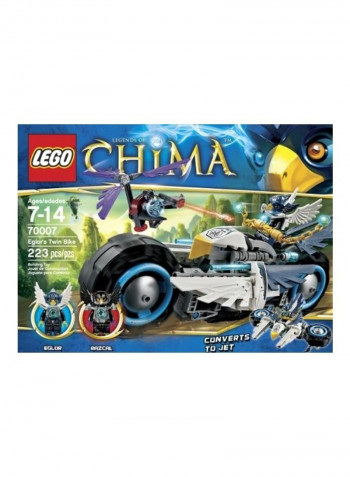 Chima Eglors Twin Bike Building Toy