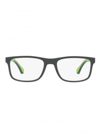 Men's Rectangular Eyeglasses Frame - Lens Size: 53 mm