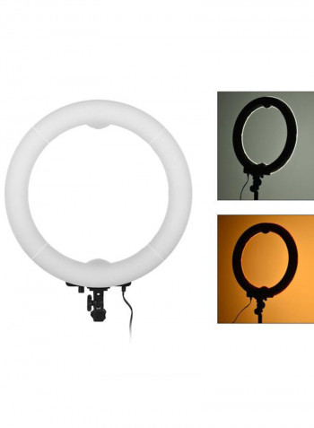 LED Photography Ring Light With Accessories White