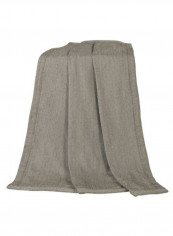 Fairfield Herringbone Throw Polyester Grey 50 x 60inch