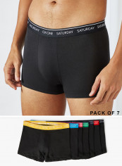 Solid Briefs (Pack of 7) Black