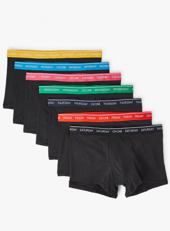 Solid Briefs (Pack of 7) Black