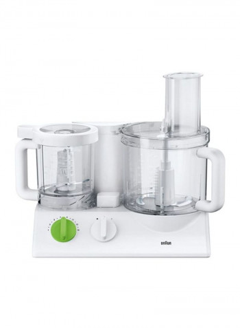 Countertop Food Processor 600 وات FX3030 الأبيض / صافِِ