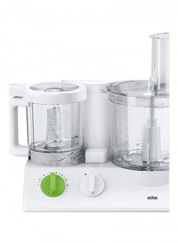 Countertop Food Processor 600 وات FX3030 الأبيض / صافِِ