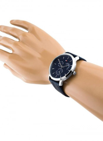 Men's Leather Chronograph Wrist Watch 1710387