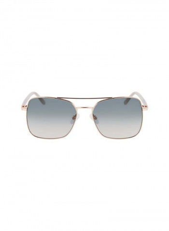 Women's Full-Rim Metal Butterfly Sunglasses - Lens Size: 56 mm