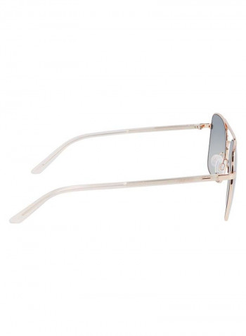 Women's Full-Rim Metal Butterfly Sunglasses - Lens Size: 56 mm