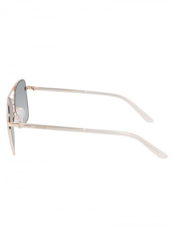 Women's Full-Rim Metal Butterfly Sunglasses - Lens Size: 56 mm