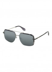 Men's UV Protected Rectangular Sunglasses - Lens Size: 62 mm