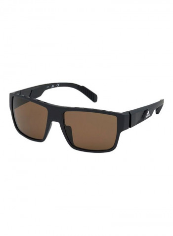 Men's UV Protected Square Sunglasses - Lens Size: 57 mm