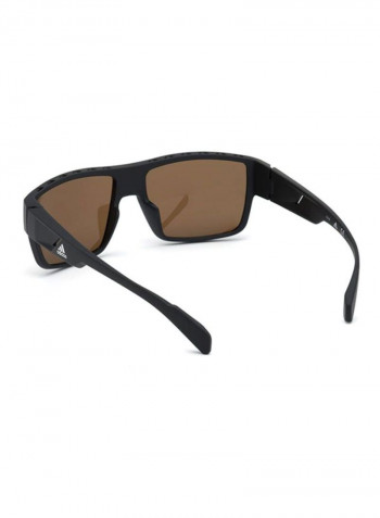 Men's UV Protected Square Sunglasses - Lens Size: 57 mm