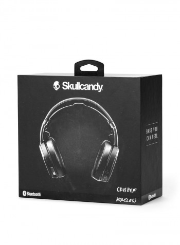 Crusher Wireless Over-Ear Headphones With Microphone  Black/Coral