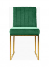 Andes Dining Chair Green/Gold