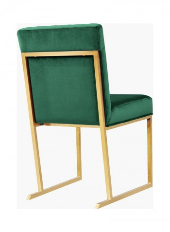 Andes Dining Chair Green/Gold