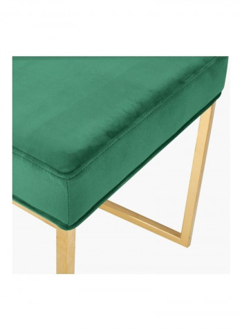 Andes Dining Chair Green/Gold